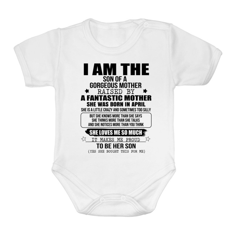 I am a son of a super mom- April