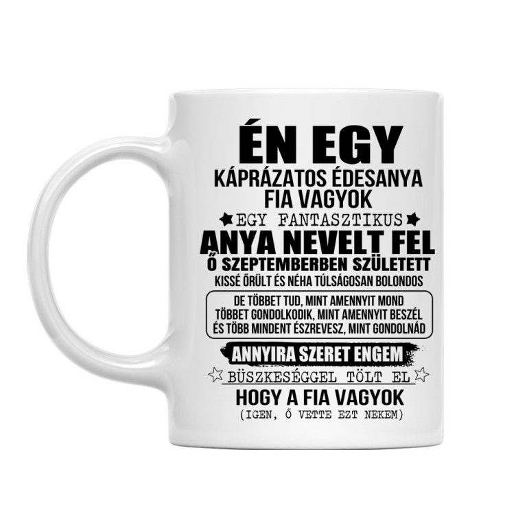 Káprázatos anya fia vagyok -  Szeptember