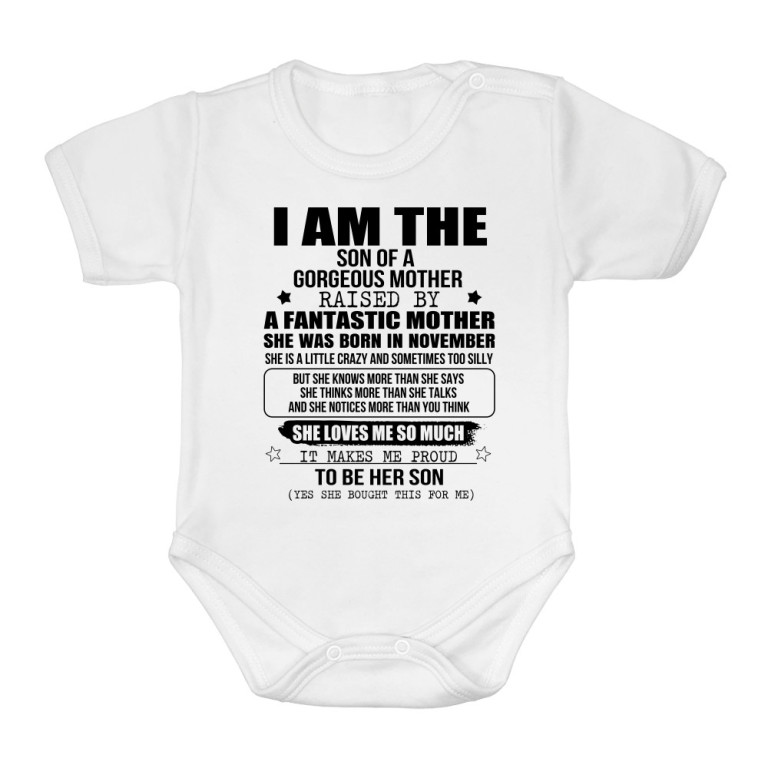 I am a son of a super mom- November