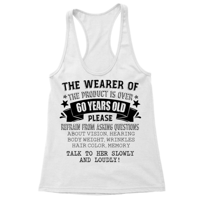 The person wearing this is older than 60