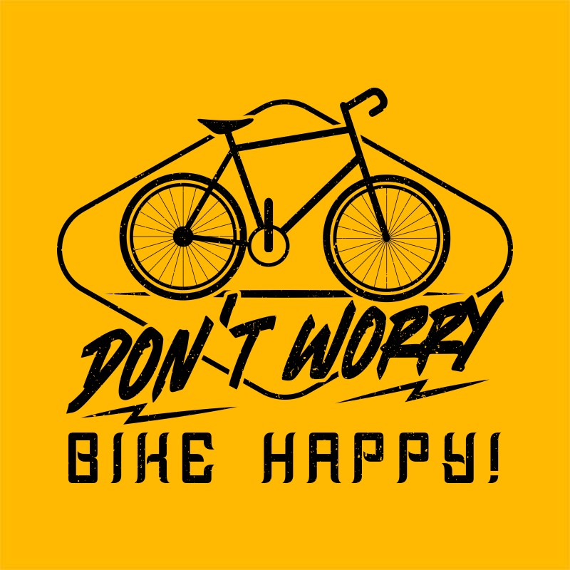 Don't worry, bike happy