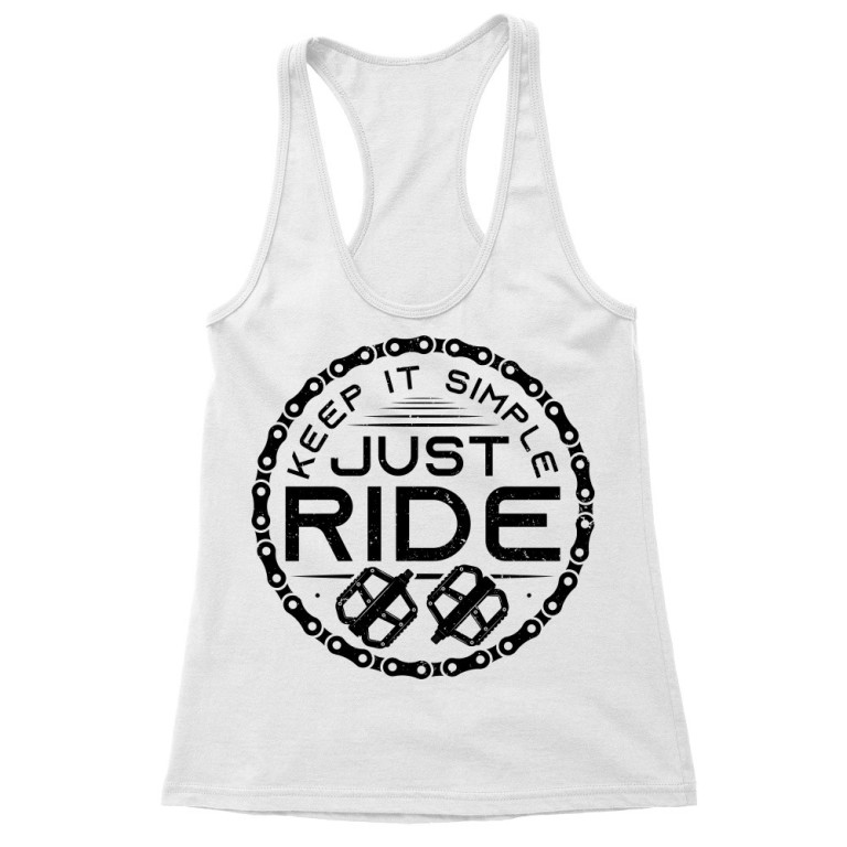 Keep it simple, just ride - Női Trikó