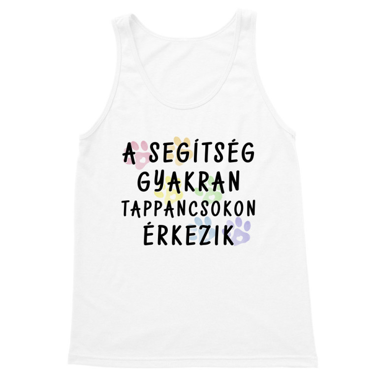 A segítség gyakran tappancsokon érkezik - Férfi Trikó