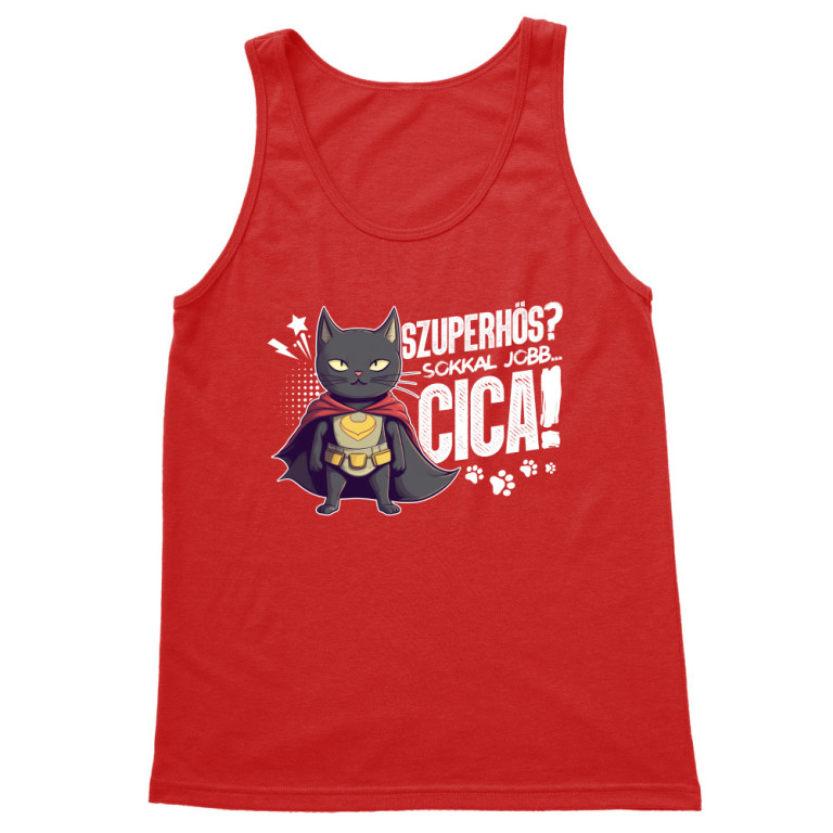 Szuperhős? - cica - Férfi Trikó