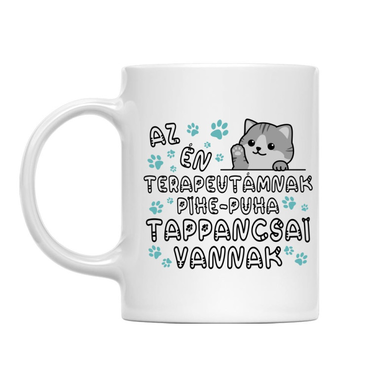 Az én terapeutámnak - cica - Bögre