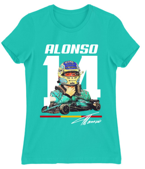 Alonso 14 Járművek Női Póló - Járművek