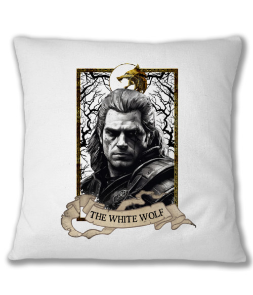 The White Wolf The Witcher Párnahuzat - The Witcher