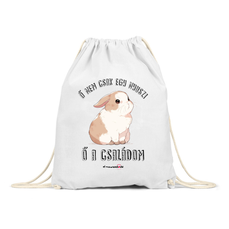 Ő a családom - nyuszi - Tornazsák