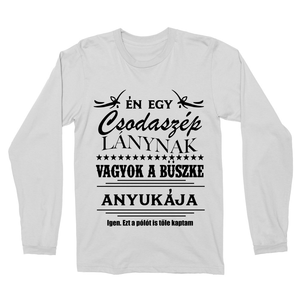 Csodaszép lány Férfi Hosszúujjú Póló