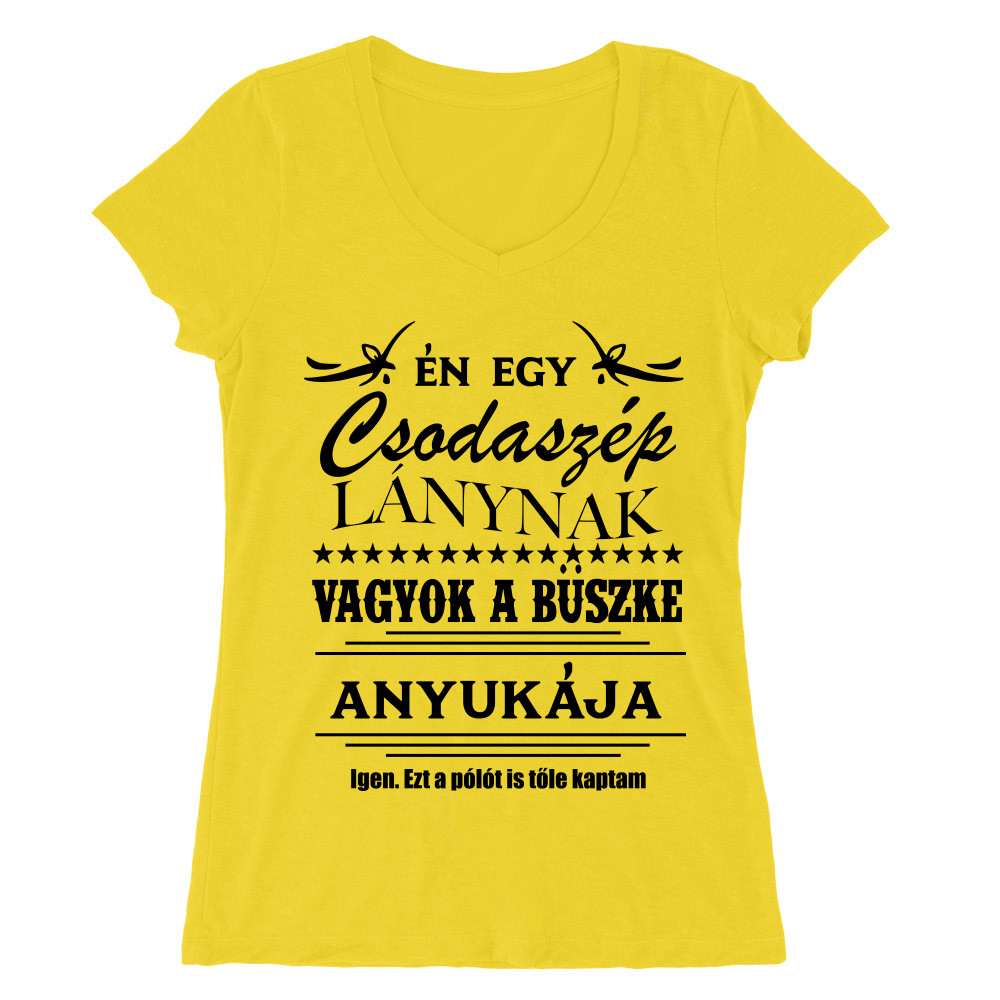Csodaszép lány Női V-nyakú Póló