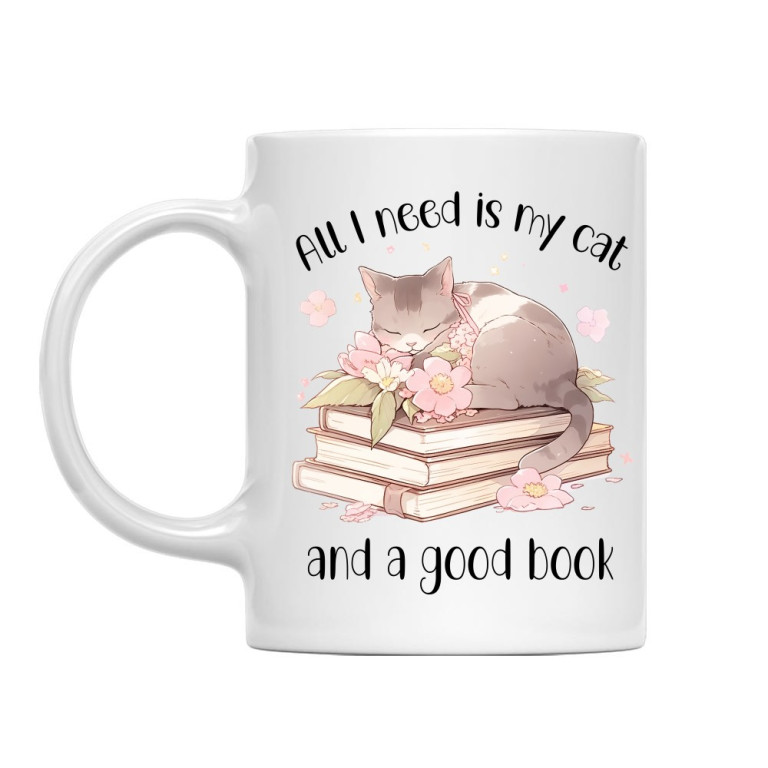 Cat and a good book