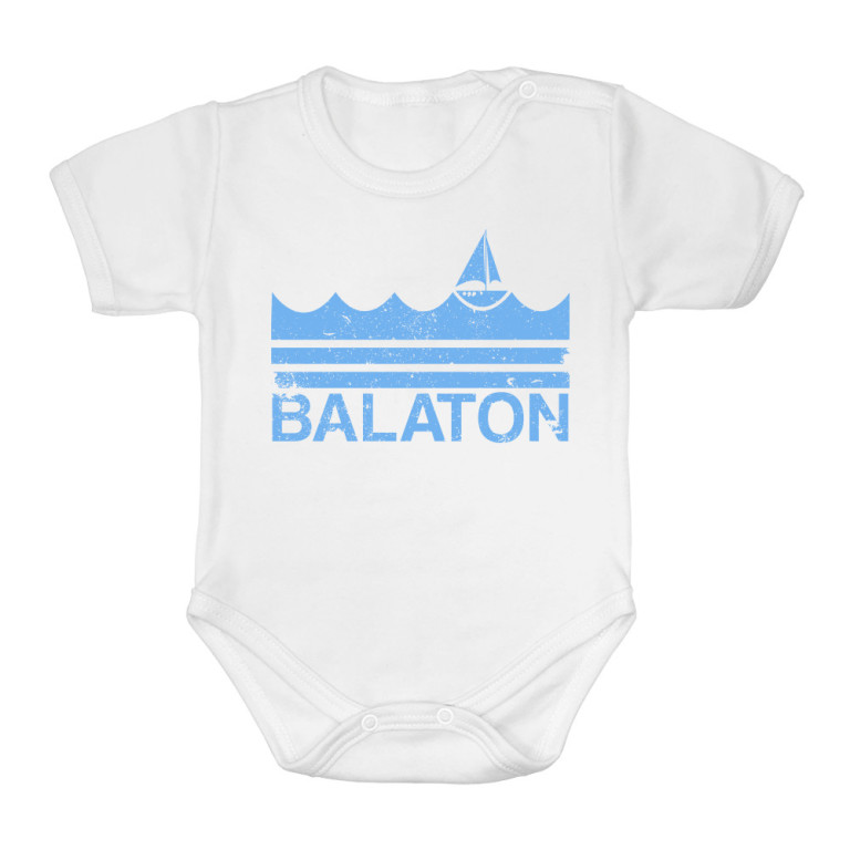 Balaton vitorlás sziluett