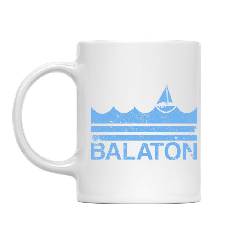 Balaton vitorlás sziluett