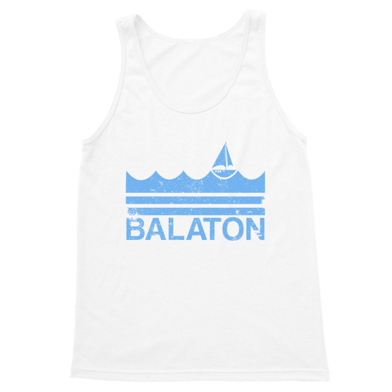 Balaton vitorlás sziluett