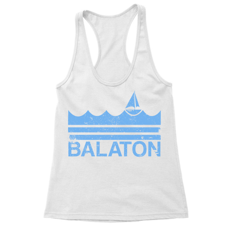 Balaton vitorlás sziluett