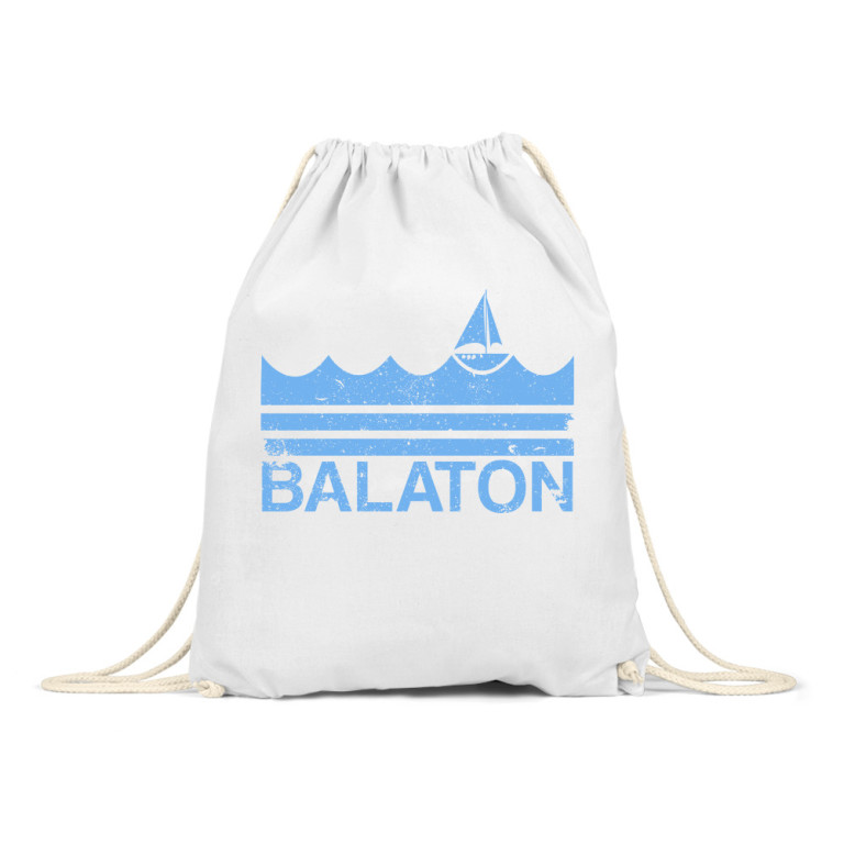Balaton vitorlás sziluett
