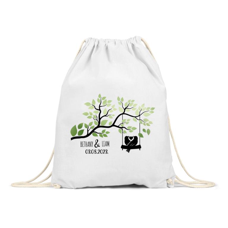 Unique wedding guestbook - Bird Pair