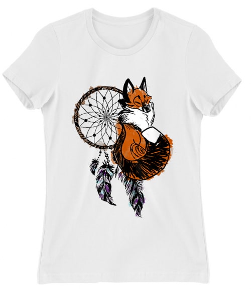 Dreamcatcher fox Rókás Női Póló - Rókás