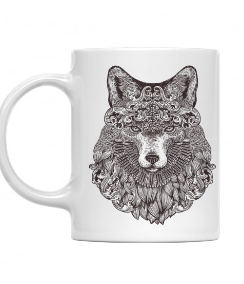 Ornamental fox Rókás Bögre - Rókás