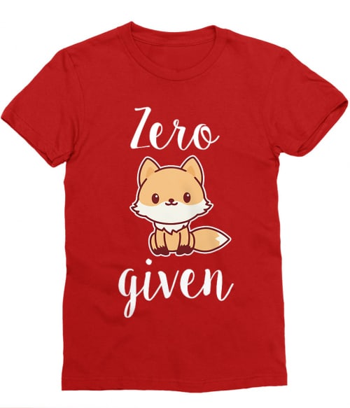 Zero fox given Póló - Ha Fox rajongó ezeket a pólókat tuti imádni fogod!
