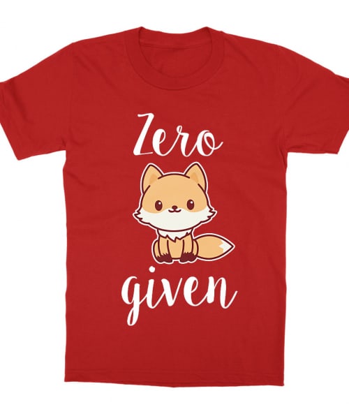 Zero fox given Póló - Ha Fox rajongó ezeket a pólókat tuti imádni fogod!