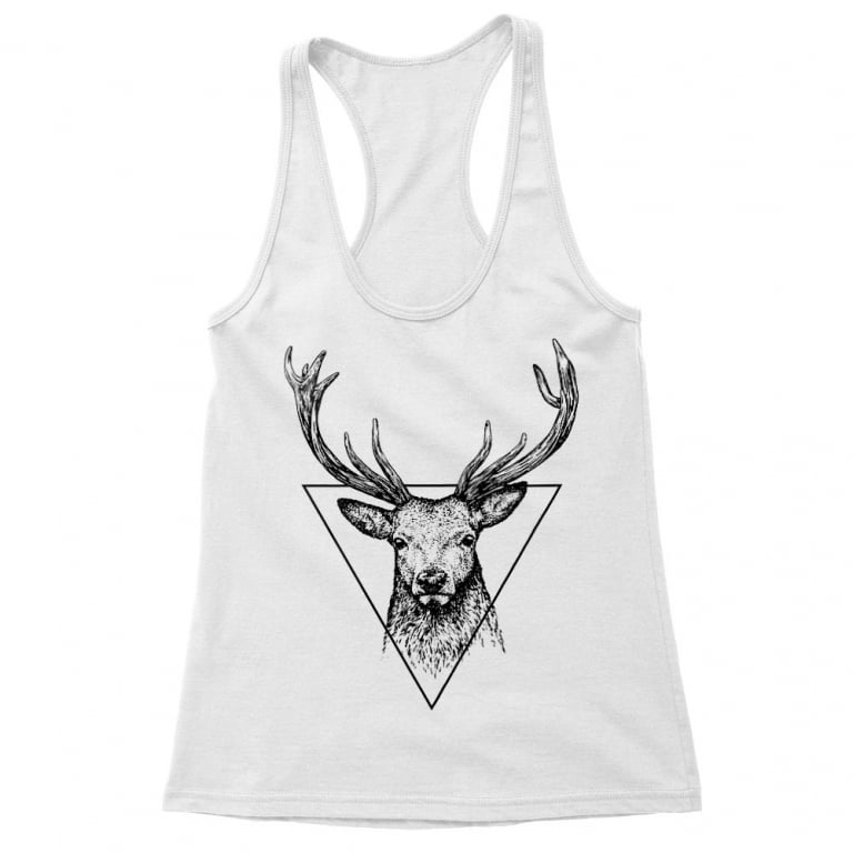 Deer in triangle