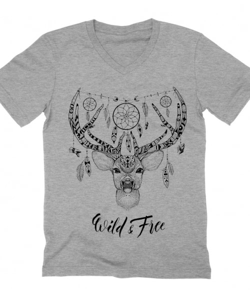 Wild and free deer Póló - Ha Deer rajongó ezeket a pólókat tuti imádni fogod!