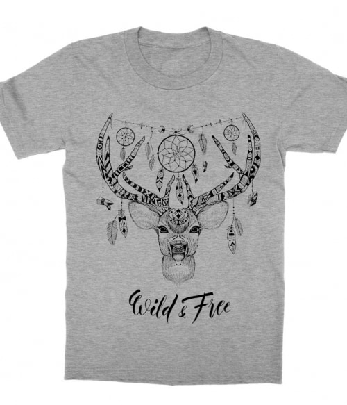 Wild and free deer Póló - Ha Deer rajongó ezeket a pólókat tuti imádni fogod!