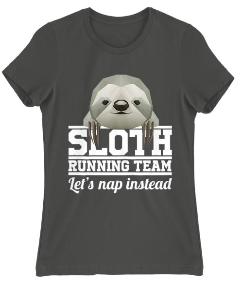Sloth running team Lajhár Női Póló - Lajhár