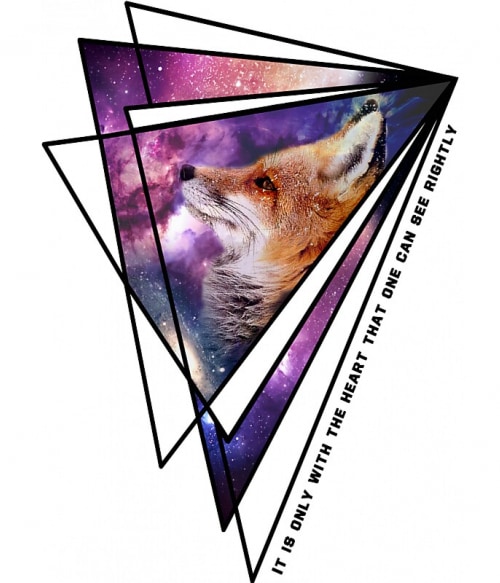 The Little Prince Fox Quote Galaxy Triangle Álom Álom Álom Pólók, Pulóverek, Bögrék - Hobbi-Érdeklődés