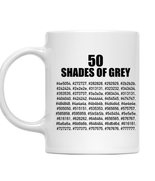 50 shade of grey Programozó Bögre - Programozó