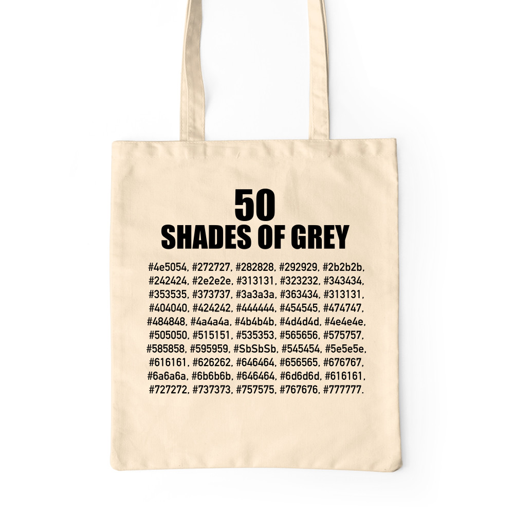 50 shade of grey Prémium Vászontáska