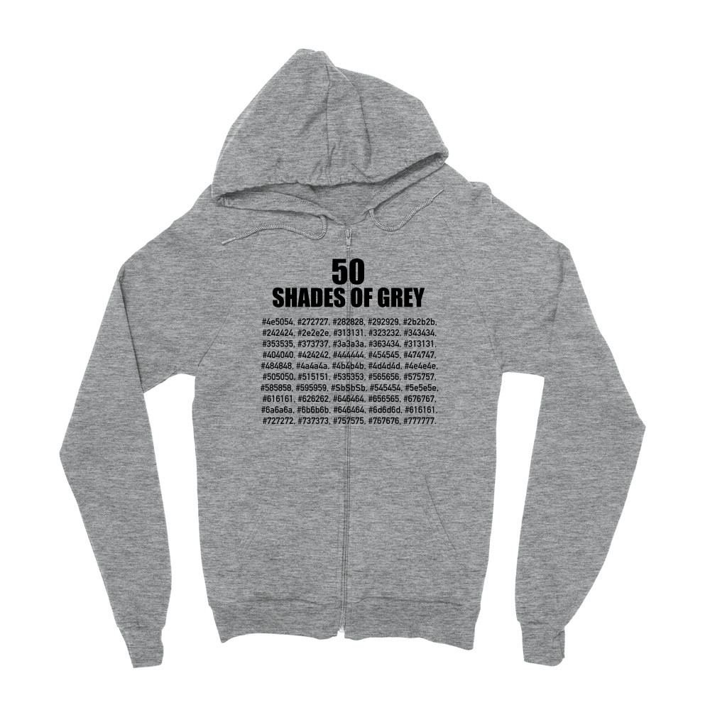50 shade of grey Zipzáros Pulóver