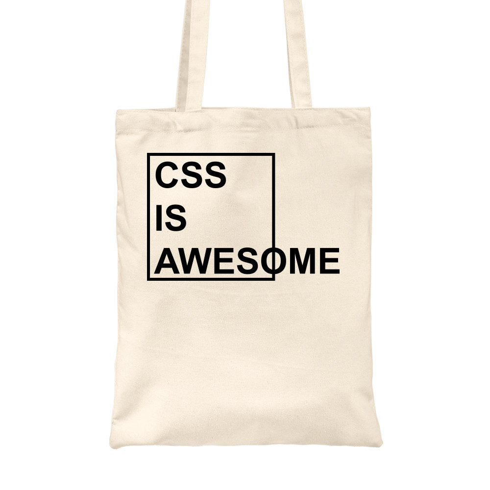 CSS is awesome Vászontáska