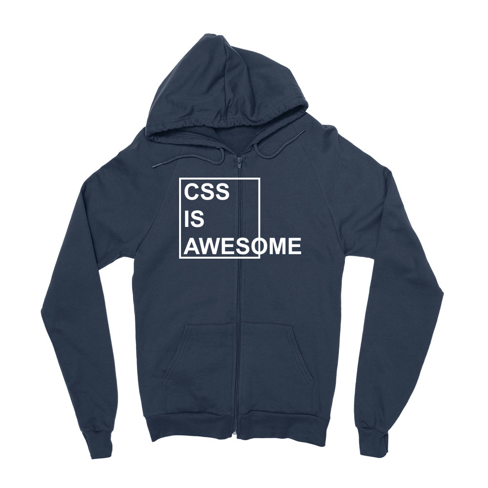 CSS is awesome Zipzáros Pulóver