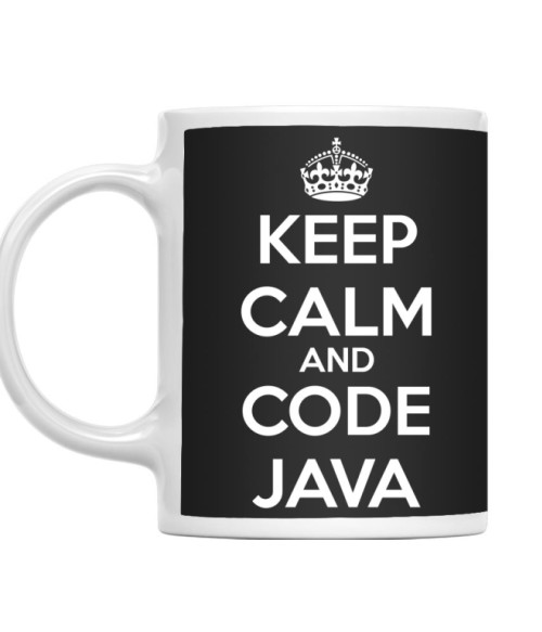 Keep calm and code Java Programozó Bögre - Programozó