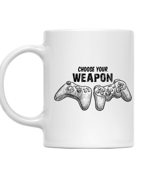 Choose your weapon Gamer Bögre - Gaming