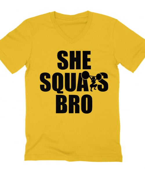 She squats bro Póló - Ha Workout rajongó ezeket a pólókat tuti imádni fogod!