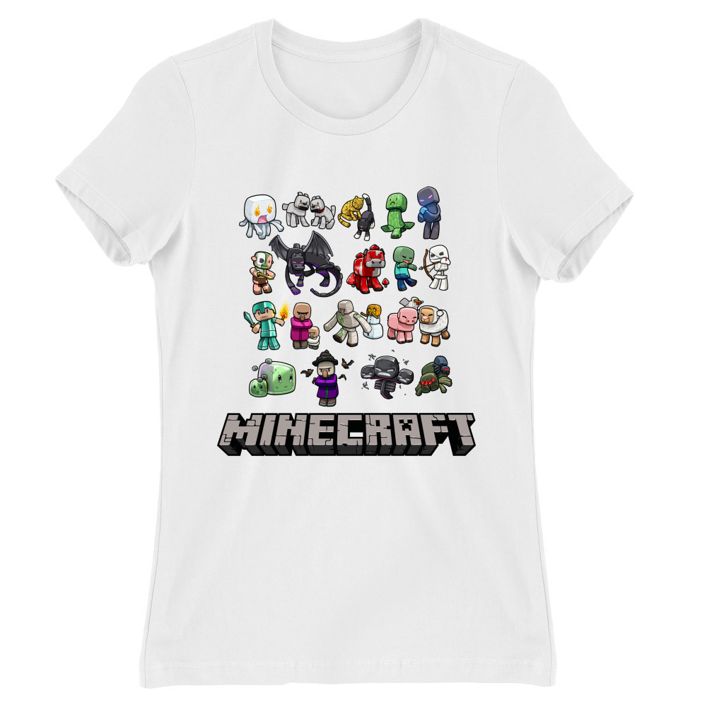 Minecraft characters Női Póló