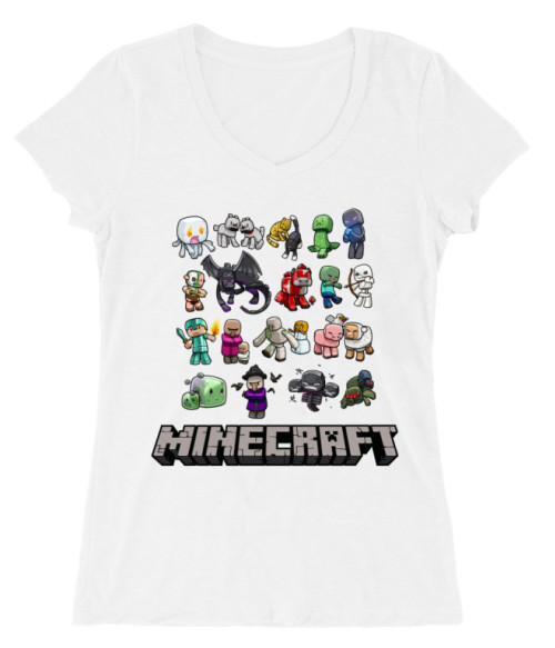 Minecraft characters Póló - Ha Minecraft rajongó ezeket a pólókat tuti imádni fogod!