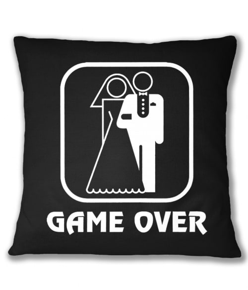 Game Over Logo Események Párnahuzat - Legénybúcsú
