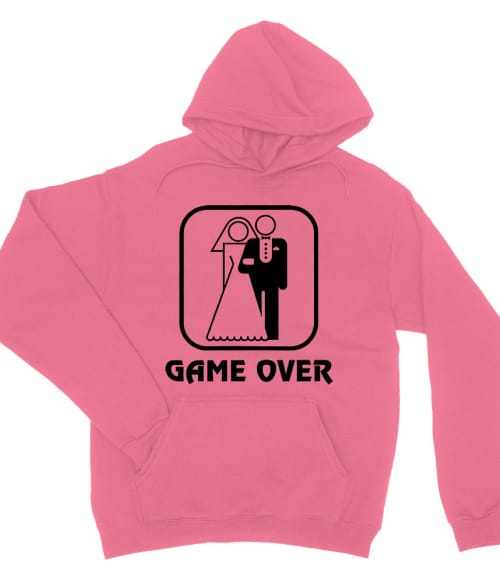 Game Over Logo Legénybúcsú Pulóver - Legénybúcsú