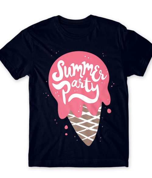 Summer Party Ice Cream Fesztivál Férfi Póló - Fesztivál