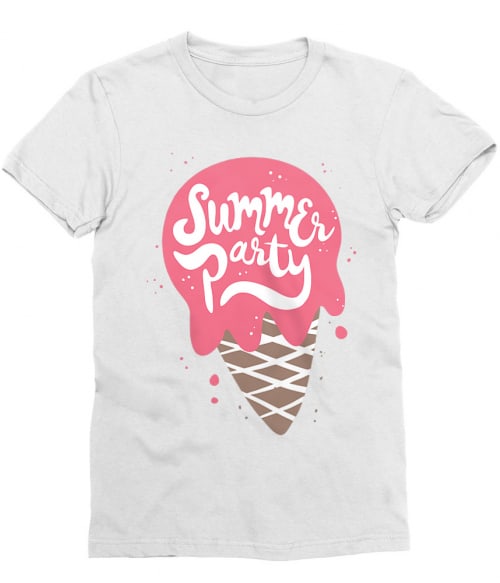 Summer Party Ice Cream Póló - Ha Festival rajongó ezeket a pólókat tuti imádni fogod!