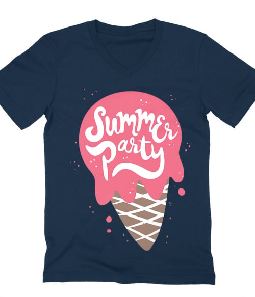 Summer Party Ice Cream Póló - Ha Festival rajongó ezeket a pólókat tuti imádni fogod!