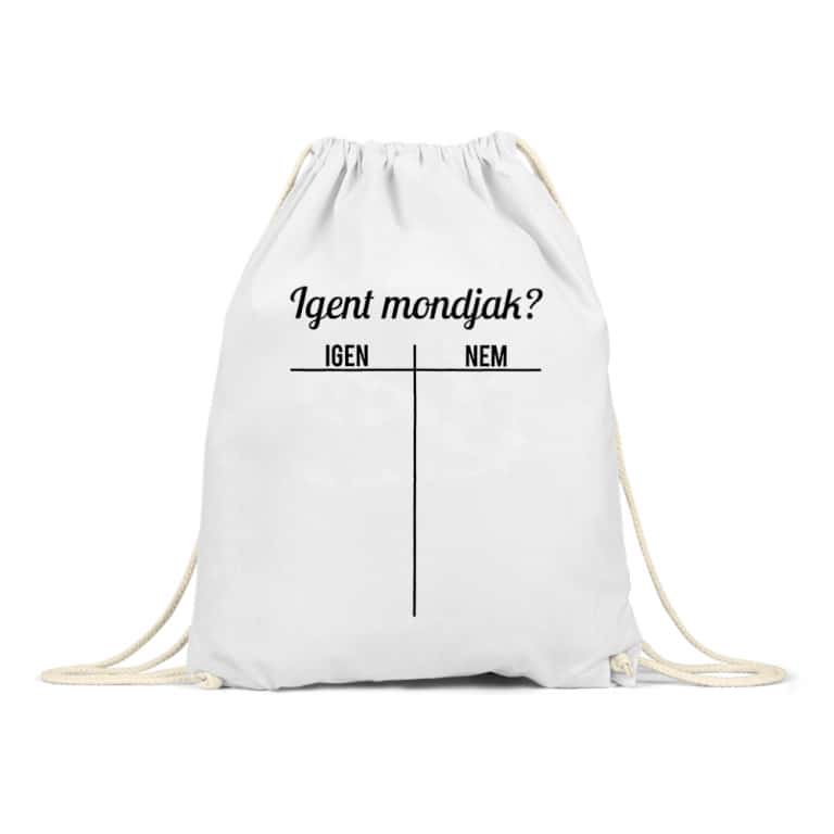Igent mondjak? - Tornazsák