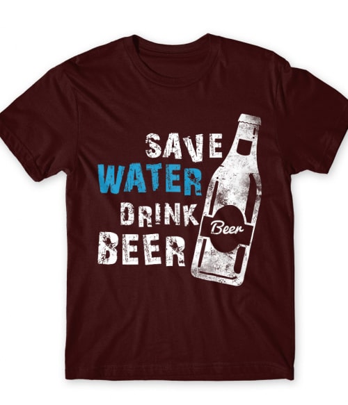 Save Water Drink Beer Fesztivál Férfi Póló - Fesztivál