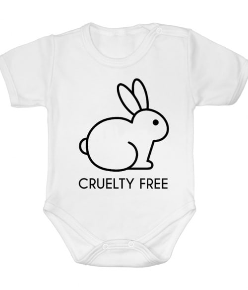 Cruelty free bunny Vegetáriánus Baba Body - Vegetáriánus