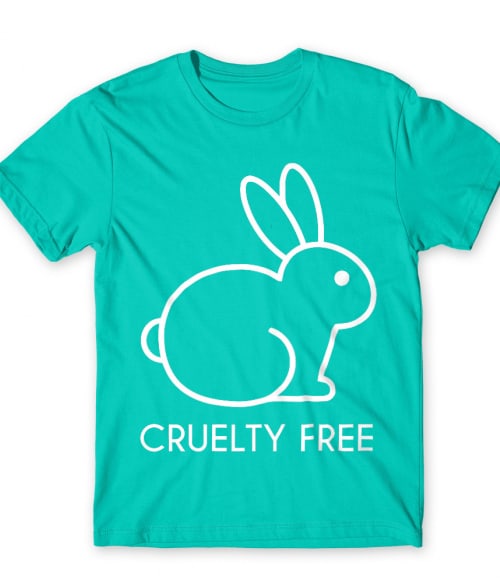 Cruelty free bunny Vegetáriánus Póló - Vegetáriánus