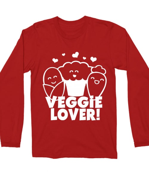Cute veggie lover Póló - Ha Vegetarian rajongó ezeket a pólókat tuti imádni fogod!
